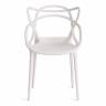 Стул Cat Chair (mod. 028) / 1 шт. в упаковке пластик, 54,5*56*84см, белый, 018 белый пластик