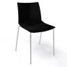Стул пластиковый Kanvas NA черный 470х500х790 мм