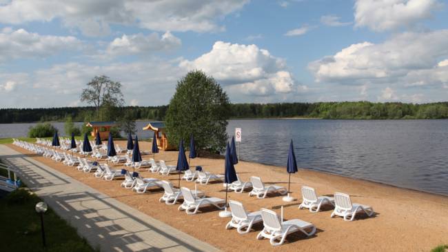 Шезлонг-лежак пластиковый Eden белый 1700-1945х710х850 мм