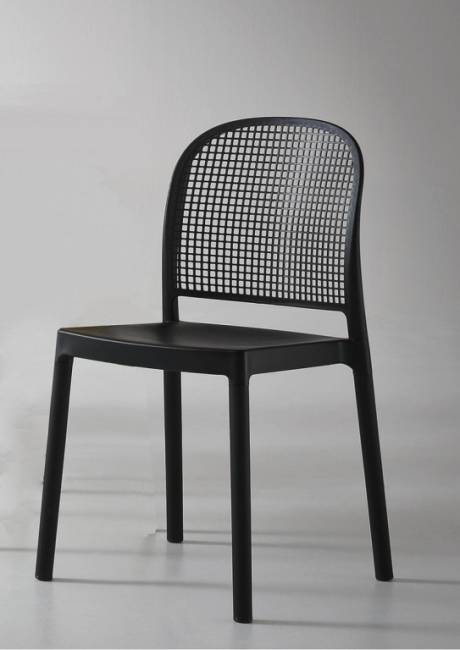 Стул пластиковый Panama черный 460х570х830 мм