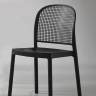 Стул пластиковый Panama черный 460х570х830 мм