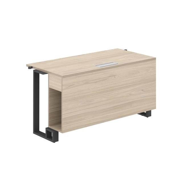 SP.0116.AR.AR.AN / Модуль прямой 1200х600х750 / столешница:акация равелло, подстолье:акация равелло, металлокаркас:антрацит, лючок:серый