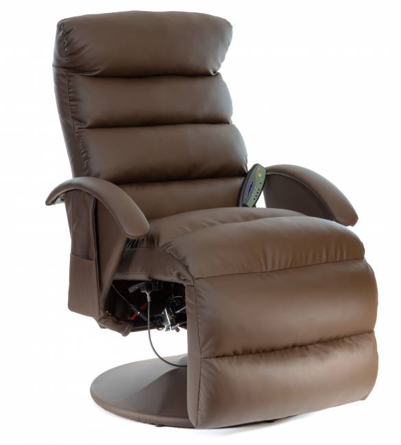 Кресло вибромассажное Angioletto Portofino Brown, коричневый