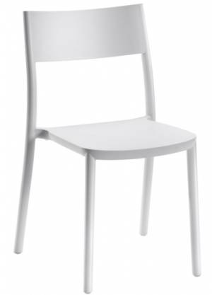 Стул пластиковый To-Me белый 490х470х800 мм