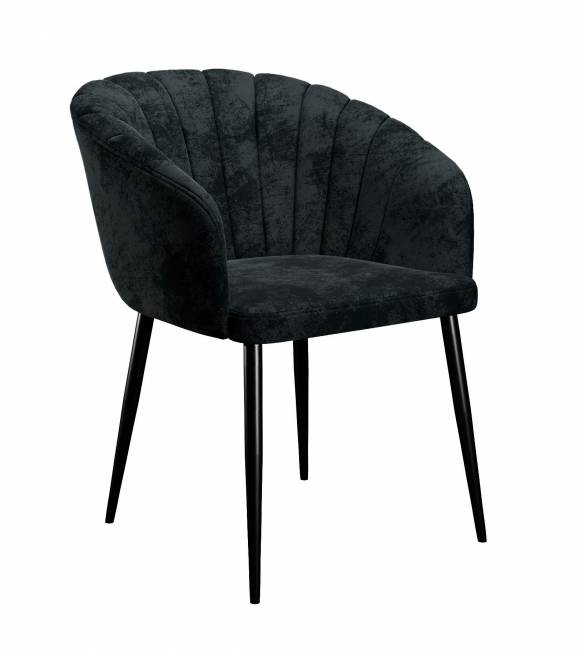 Стул DikLine 441 M18 черный, ножки черные Стул DikLine 441 M18 черный, ножки черные