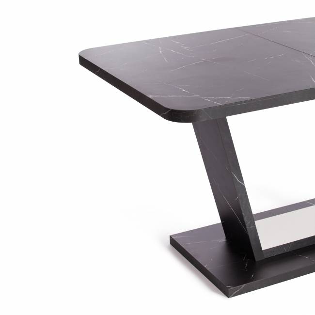 Стол обеденный VOX раздвижной ЛДСП, 132-172x85x75,5 см, Мрамор черный/Белый Мрамор черный/Белый ЛДСП Стол обеденный VOX раздвижной ЛДСП, 132-172x85x75,5 см, Мрамор черный/Белый Мрамор черный/Белый ЛДСП