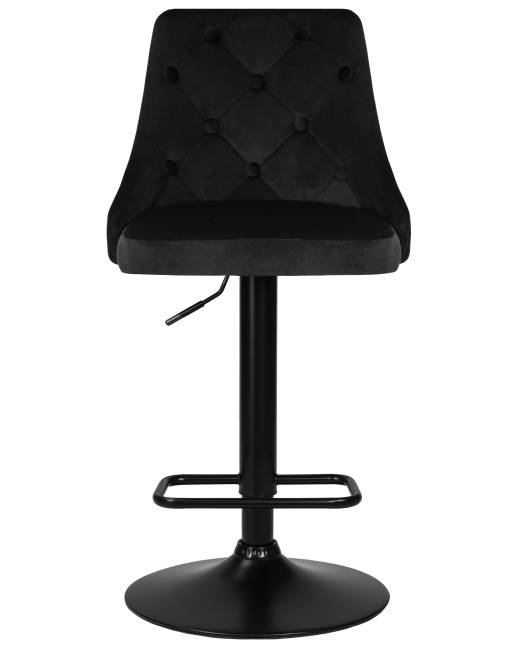 Набор 2 шт Стул барный DOBRIN JOSEPH BLACK, черный велюр (MJ9-101)