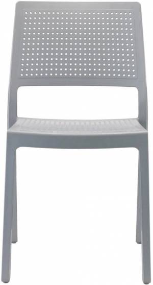 Стул пластиковый Emi светло-серый 485х500х835 мм