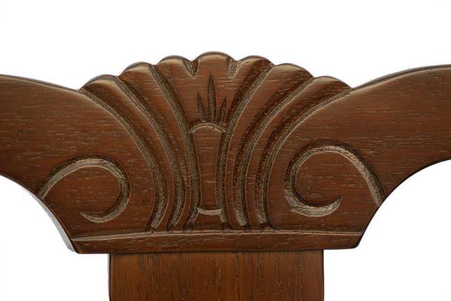 Стул - Афродита/ Aphrodite дерево гевея, 46х54х99см, Cappuchino , ткань кремовая с рисунком (3321) (Комплект из 2 шт.) Cappuchino дерево гевея