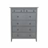 Leset Комод "Мира-6" (Комод 06) Серый Leset Комод "Мира-6" (Комод 06) Серый