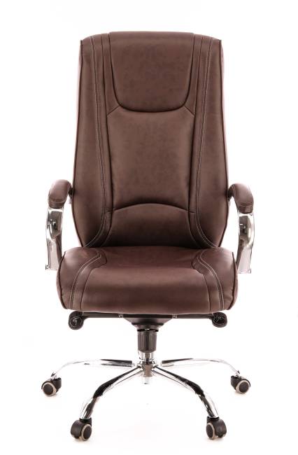 Кресло Everprof King M Экокожа Коричневый