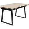Стол DikLine DZ160 Текстиль бежевый/черные (2 уп.)