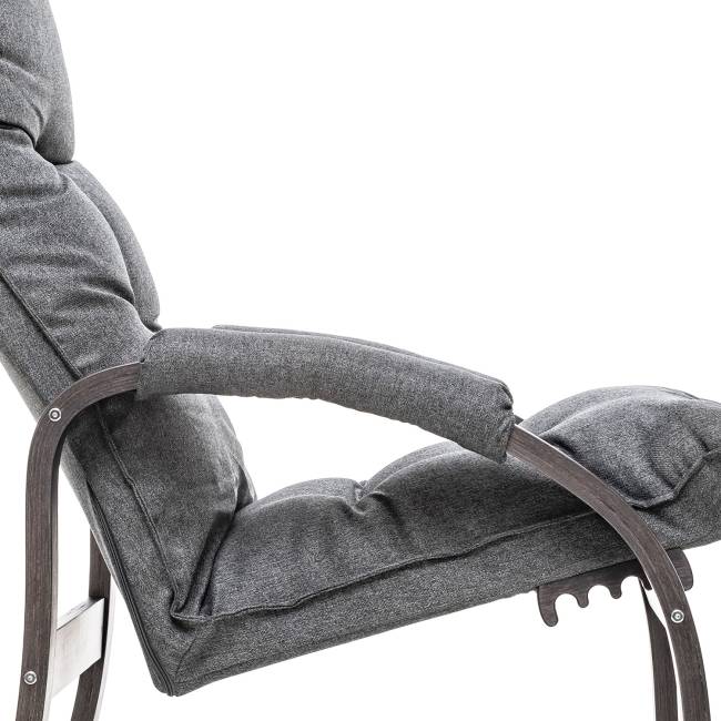 Кресло-трансформер Leset Левада Венге текстура Malmo 95 (темно-серый)