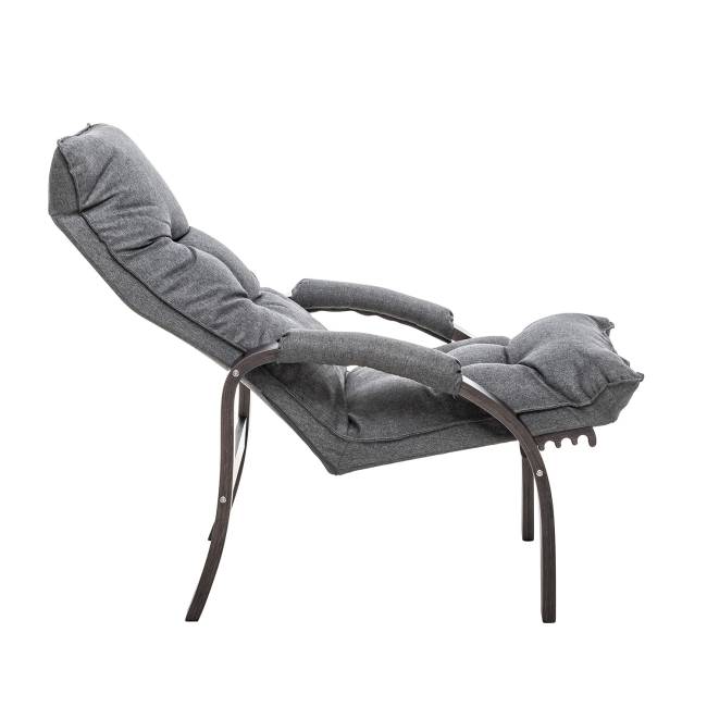 Кресло-трансформер Leset Левада Венге текстура Malmo 95 (темно-серый)