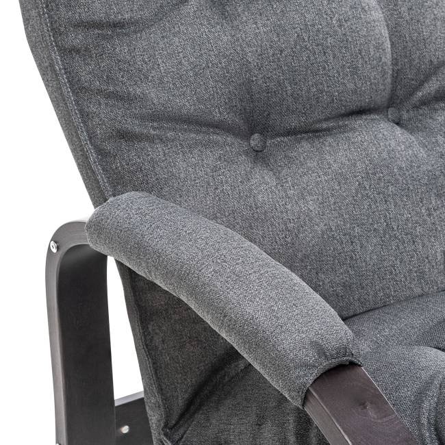 Кресло-трансформер Leset Левада Венге текстура Malmo 95 (темно-серый)