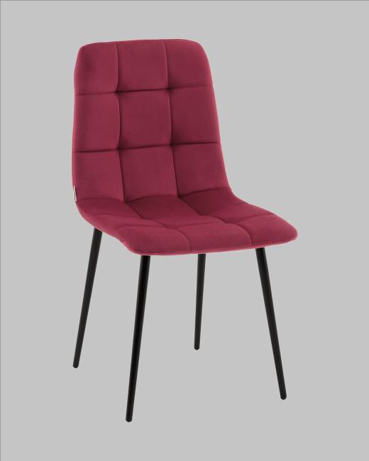 Стул Одди NEW велюр красный