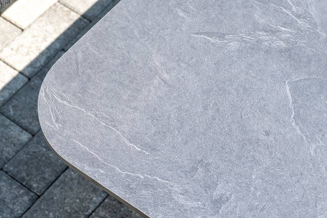 "Канны" лаунж-зона 4-местная плетеная из роупа (веревки), цвет темно-серый