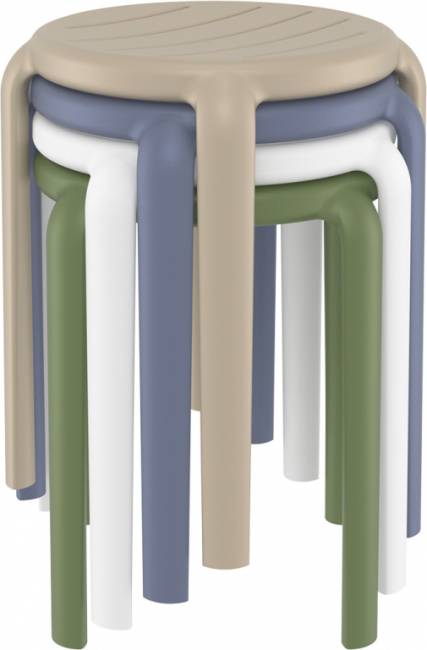 Табурет пластиковый Tom 45 марсала 340х340х450 мм