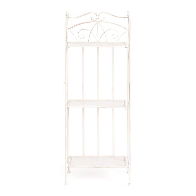 Этажерка Secret de Maison Elisa/Элиза (PL08-10337) стальной сплав, античный белый, 41,50х20х108см (Комплект из 2 шт.) античный белый стальной сплав Этажерка Secret de Maison Elisa/Элиза (PL08-10337) стальной сплав, античный белый, 41,50х20х108см (Комплект из 2 шт.) античный белый стальной сплав