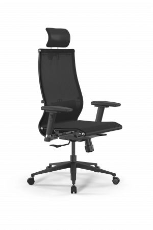 Кресло SynchroSit 10 B2-189D - T /Kb00/Nb00/D03P/H3mL-2D(M25.B11.G19.W02), черный