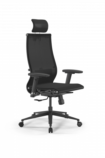 Кресло SynchroSit 10 B2-189D - T /Kb00/Nb00/D03P/H3mL-2D(M25.B11.G19.W02), черный