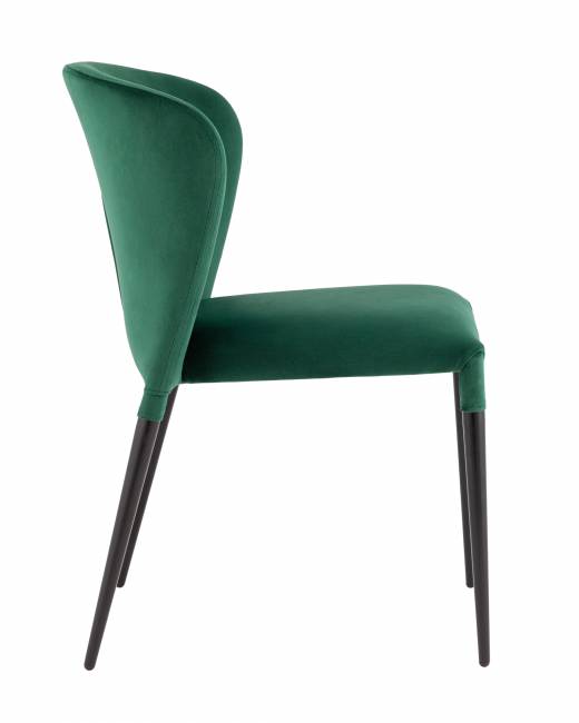 Стул Лори велюр зелёный