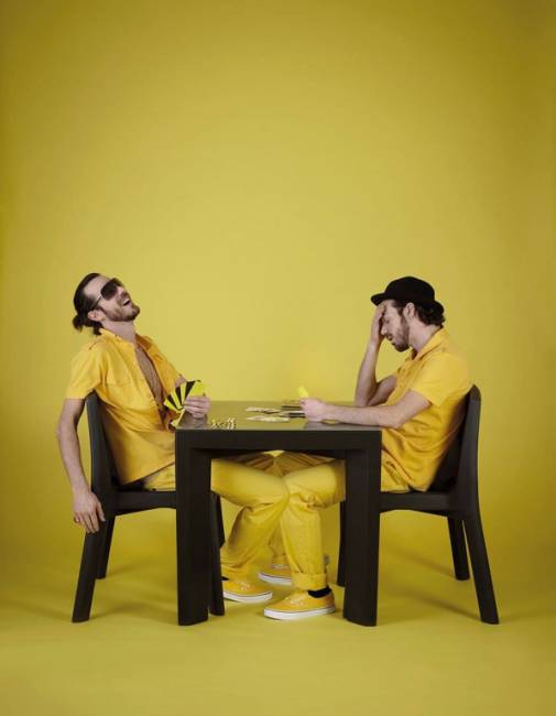 Стол пластиковый со стеклом Gino Standard 750х750х720 мм