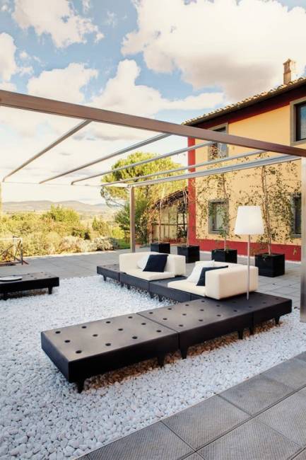 Торшер пластиковый Fiaccola Ali Baba Lighting белый Ø430х1850 мм