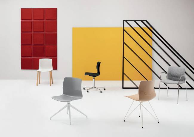 Стул пластиковый Slot Fill NA 455х470х820 мм