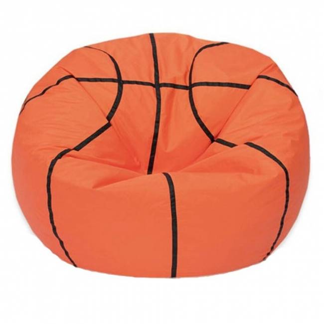 Кресло -мешок Мяч баскетбольный , оранжевый, черный