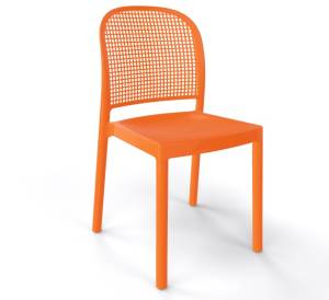 Стул пластиковый Panama оранжевый 460х570х830 мм