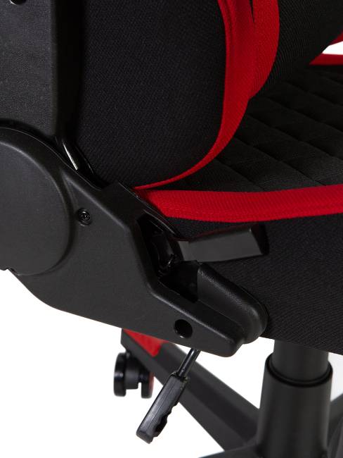 Кресло офисное / Лотус EVO / Lotus EVO / черно - красная ткань /пластиковая крестовина