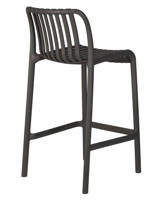 Набор 4 шт Стул полубарный DOBRIN CHLOE, темно-серый