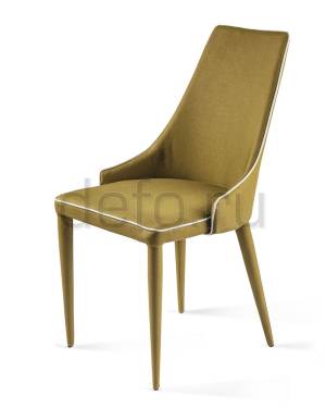 Стул / Конти / горчичный / черный кант