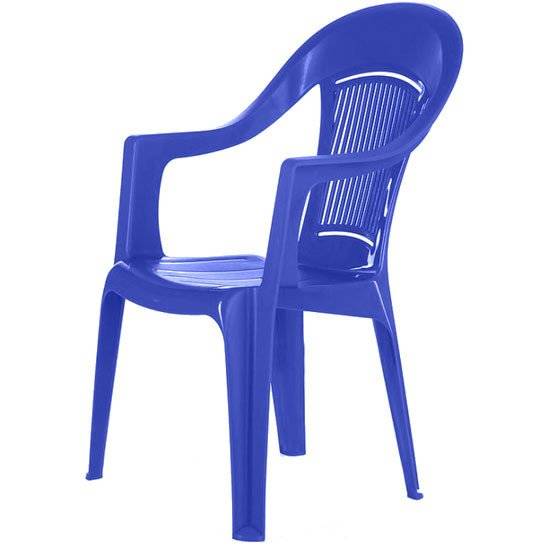 Кресло пластиковое "Фламинго" синий