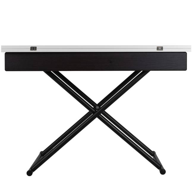 Стол-трансформер Лерон белый/черный Стол-трансформер Лерон белый/черный