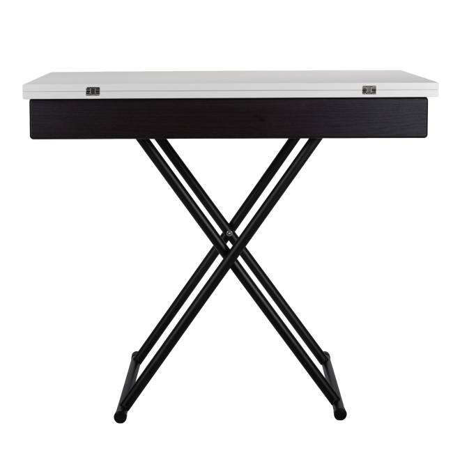 Стол-трансформер Лерон белый/черный Стол-трансформер Лерон белый/черный