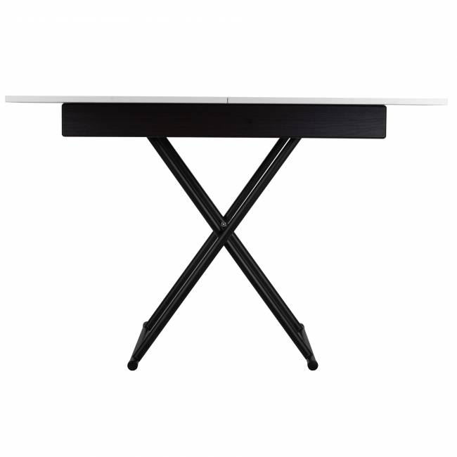 Стол-трансформер Лерон белый/черный Стол-трансформер Лерон белый/черный