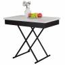Стол-трансформер Лерон белый/черный Стол-трансформер Лерон белый/черный