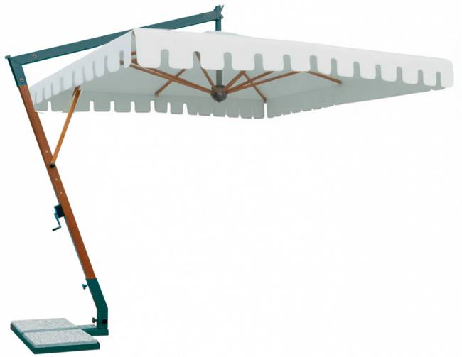 Зонт профессиональный 3х3 м Torino Braccio имитация ироко, слоновая кость 3000х3000 мм Зонт профессиональный 3х3 м Torino Braccio имитация ироко, слоновая кость 3000х3000 мм