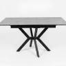 Стол DikLine DI100 Мрамор Кандела cветло-серый/опоры черные (2уп.)
