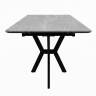 Стол DikLine DI100 Мрамор Кандела cветло-серый/опоры черные (2уп.)