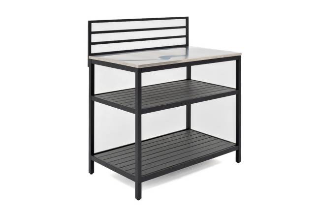 Модуль уличной кухни из алюминия БЕЙС (консоль открытая)