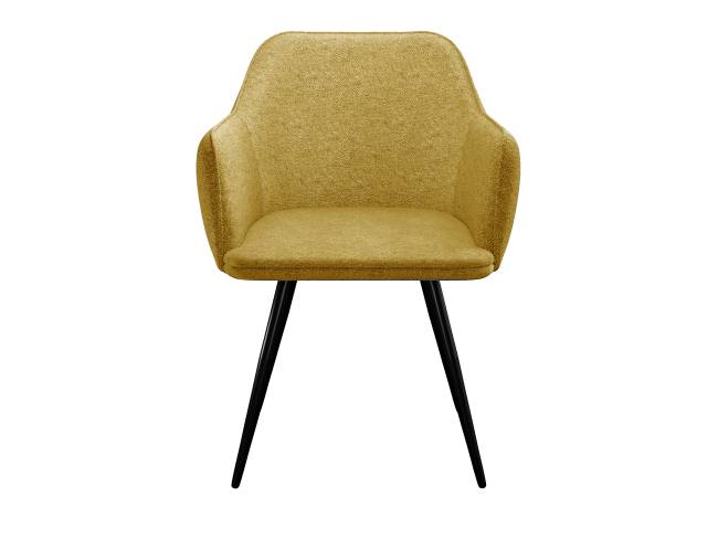 Стул DikLine 277 поворотный NS Gold горчица, ножки черные
