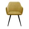 Стул DikLine 277 поворотный NS Gold горчица, ножки черные