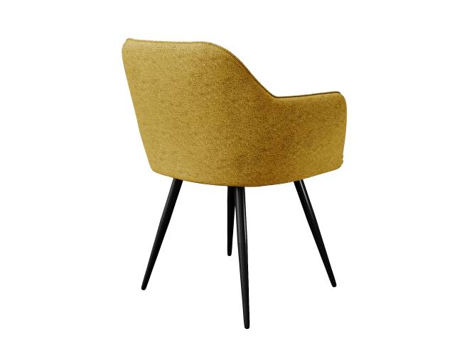 Стул DikLine 277 поворотный NS Gold горчица, ножки черные