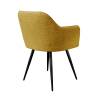 Стул DikLine 277 поворотный NS Gold горчица, ножки черные