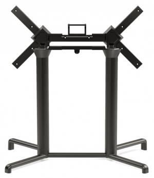 Подстолье металлическое двойное складное Scudo Double антрацит 870х520х720 мм