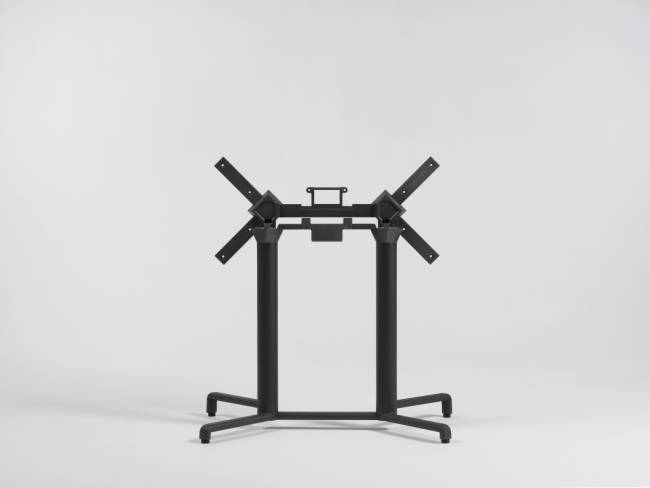 Подстолье металлическое двойное складное Scudo Double антрацит 870х520х720 мм