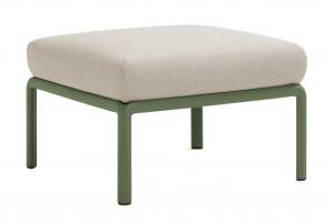 Пуф пластиковый с подушкой Komodo Pouf агава, панама 700х700х490 мм